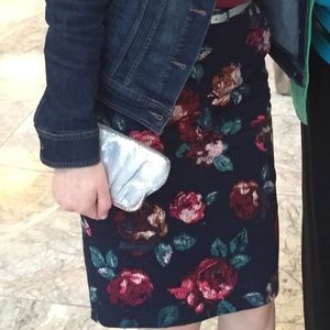 Floral Pencil Skirt