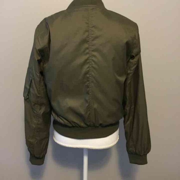 Olive Green Bomber - Picture 4 of 4
