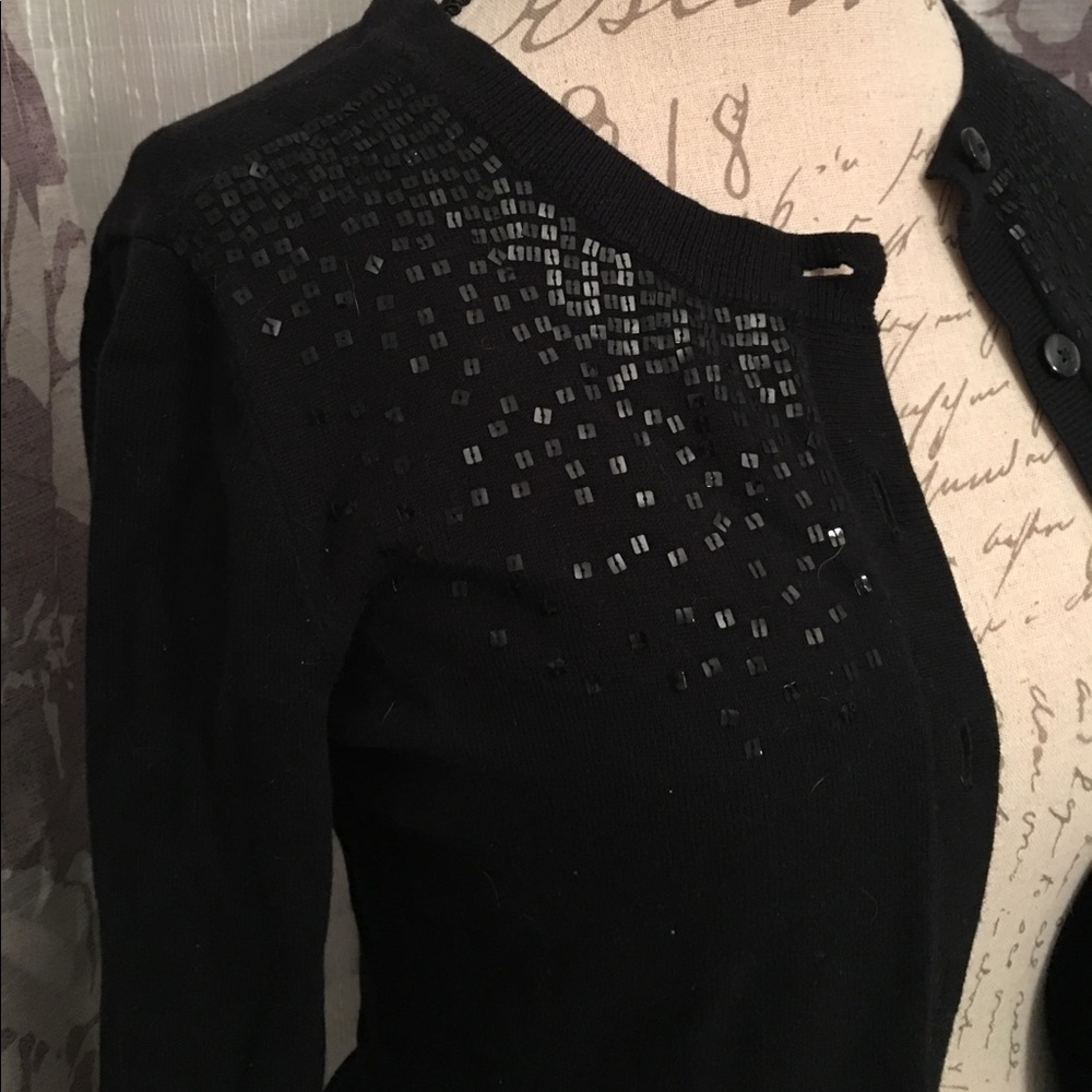 Dressy black cardigan