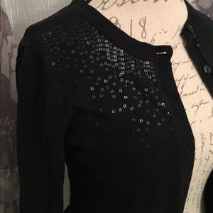 Dressy black cardigan