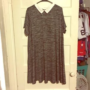 Forever 21+ marble grey collared dress