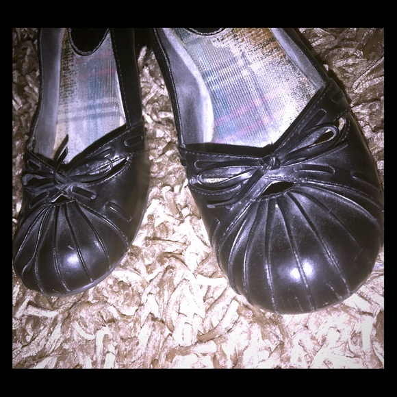 Mia2 black slip-on Sz7.5 1" heel - Picture 3 of 6