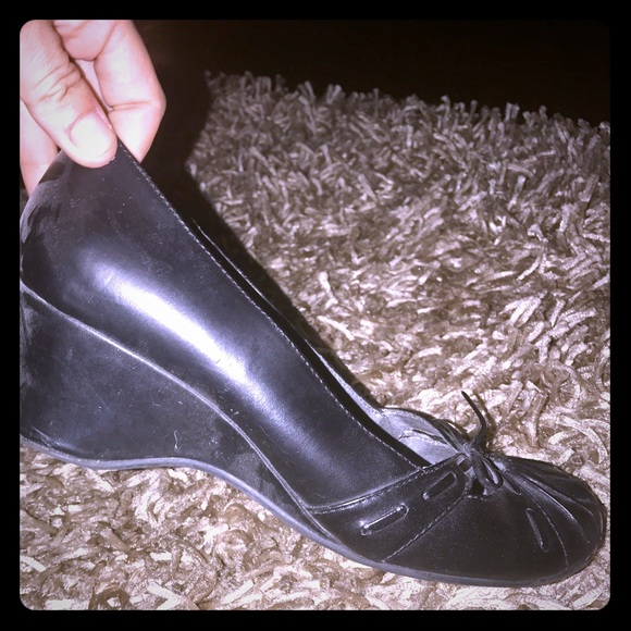 Mia2 black slip-on Sz7.5 1" heel - Picture 5 of 6