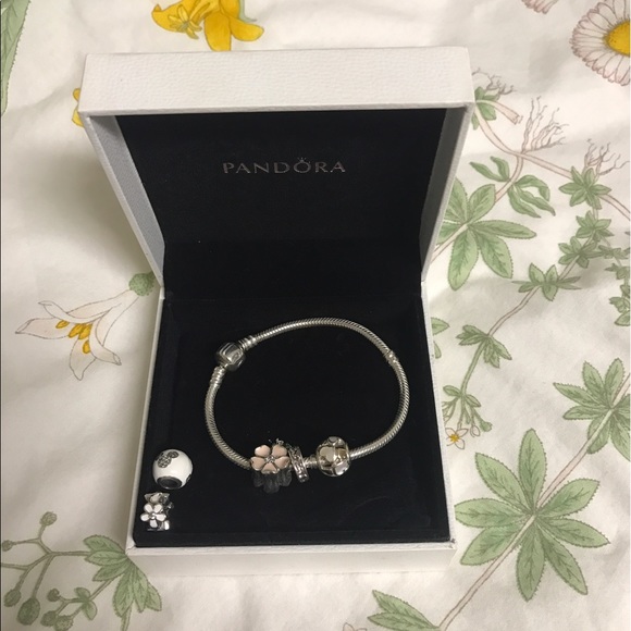 Pandora bracelets with five charms