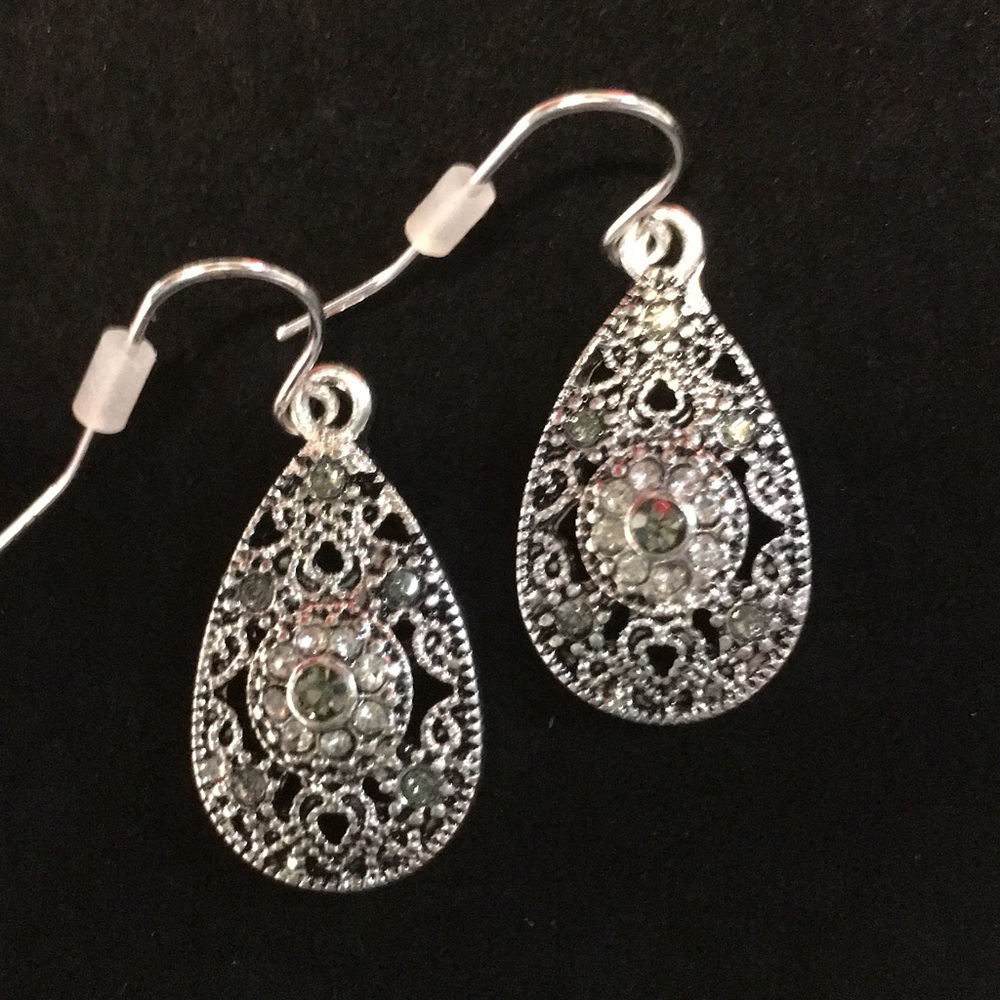 Silver Drop Earrings