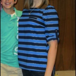Striped Flowy Top