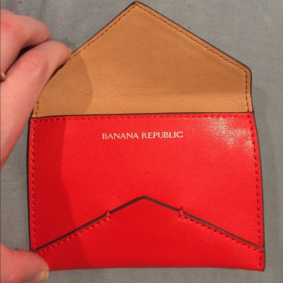 ☀️Red Banana Republic Genuine Leather Wallet NWT - Picture 2 of 4