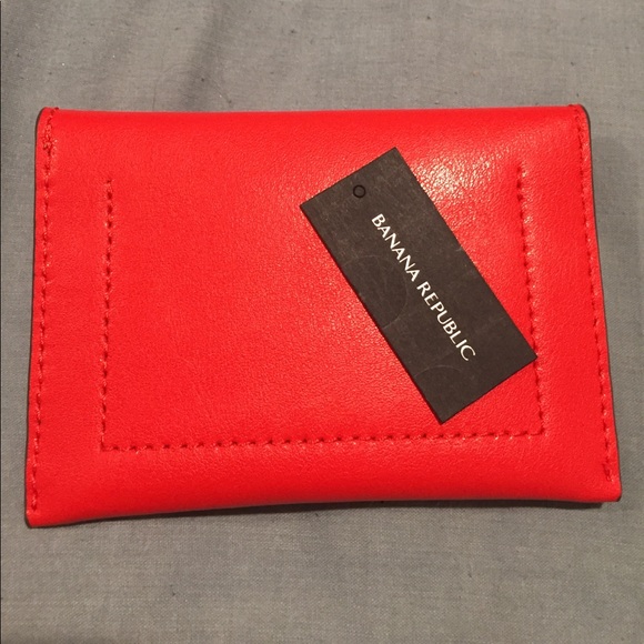 ☀️Red Banana Republic Genuine Leather Wallet NWT - Picture 4 of 4