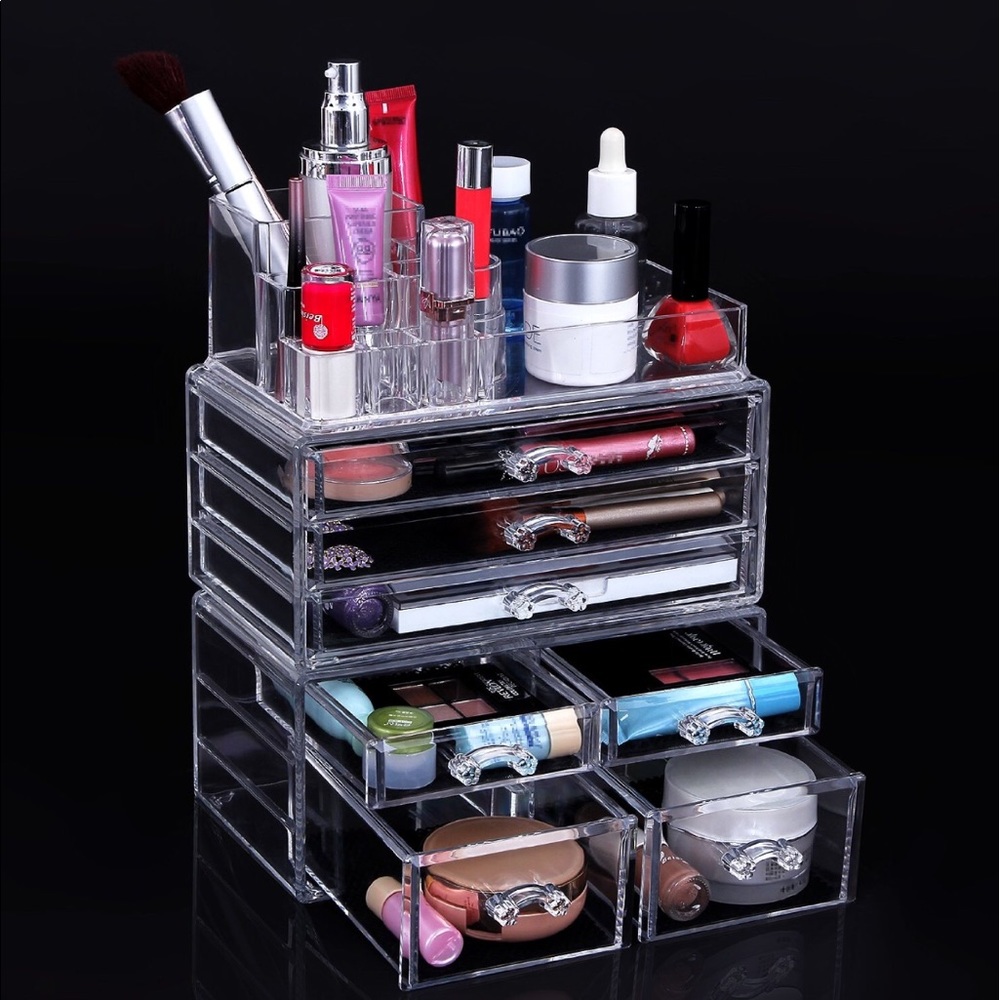 Crystal Clear Makeup Organizer Storage /Jewelry