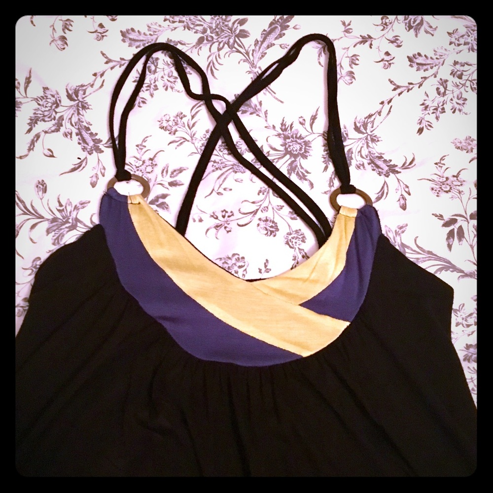 Knee length strappy dress