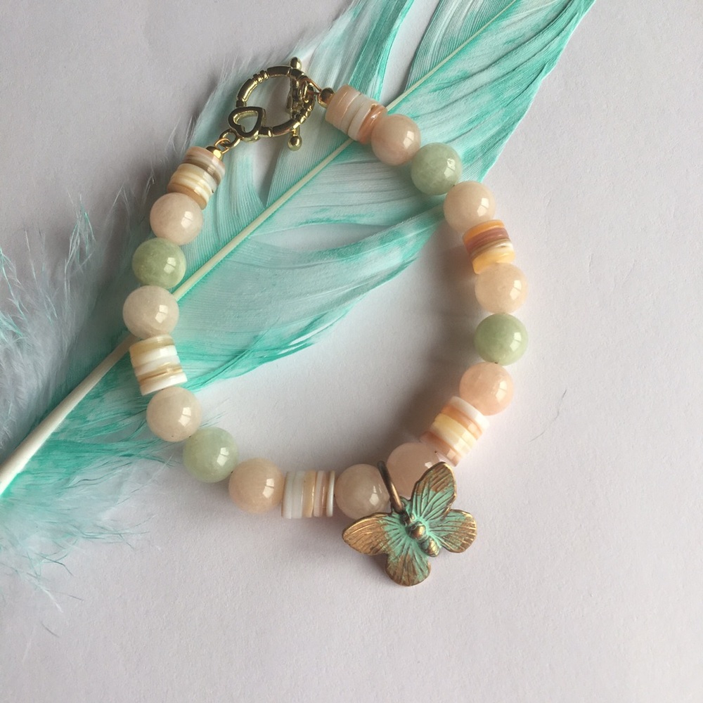 Handmade Nature Inspired Gemstone Bracelet