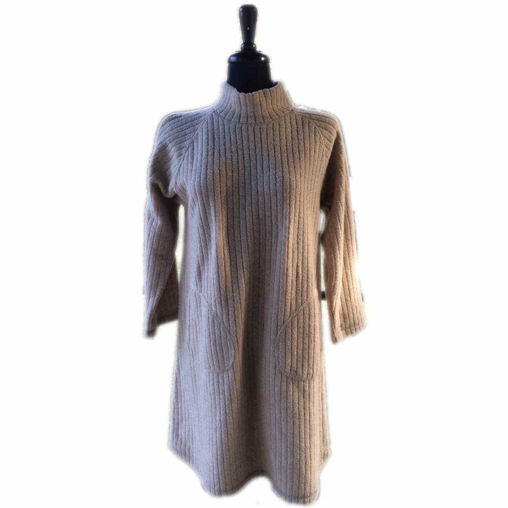 The Territory Ahead lambswool tunic sweater dress