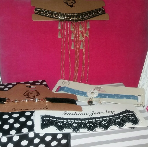 Minnie Accessories - NEW 3 piece bundle of chokers (blk lace sold)