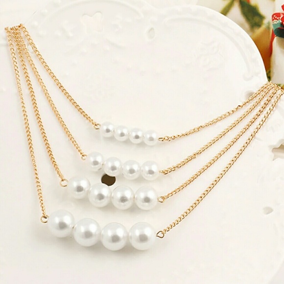 LAST ONE➡Big pearl necklace - Picture 2 of 3