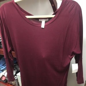 Soft maroon shirt