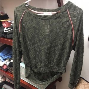 Green lace shirt
