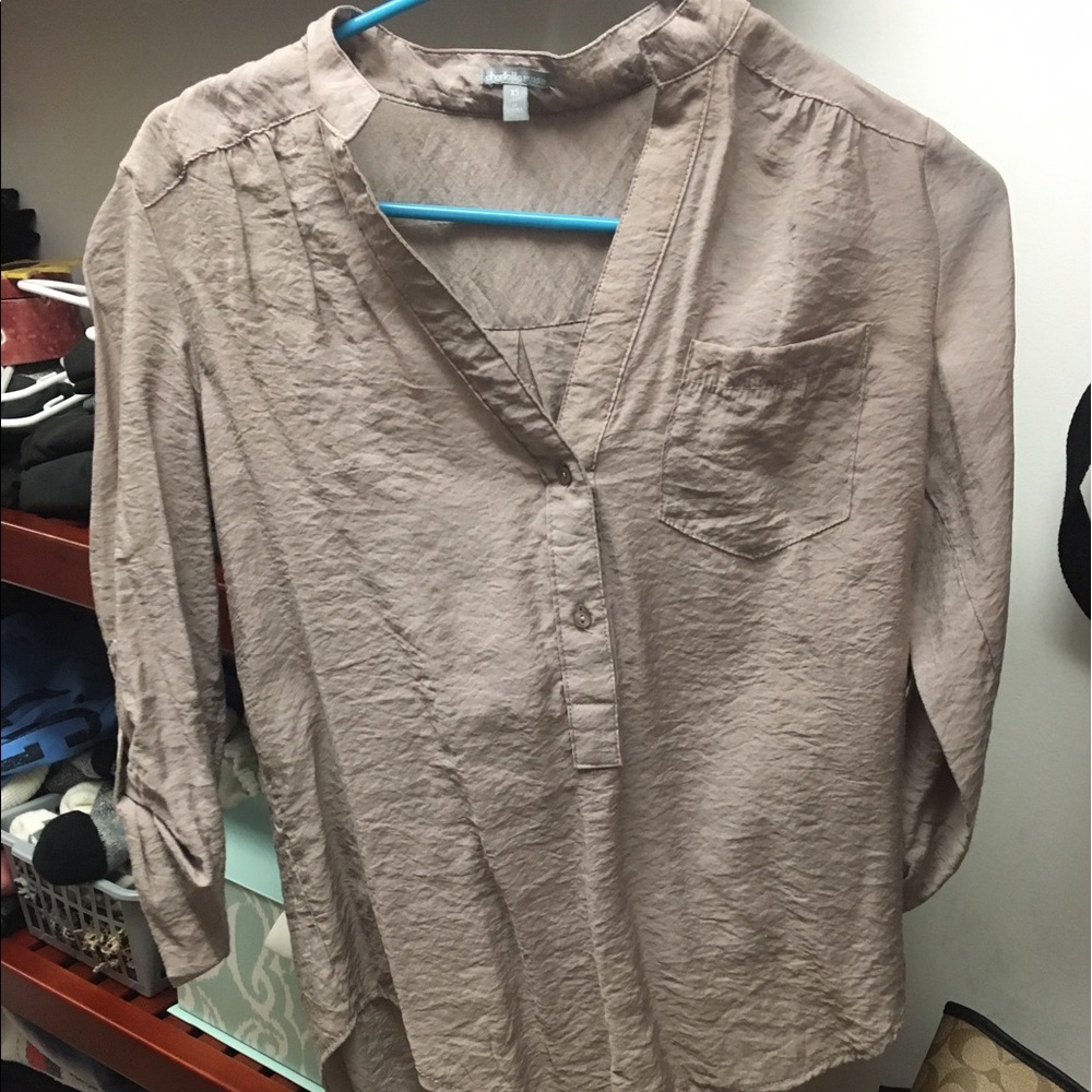 Tan blouse