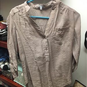 Tan blouse