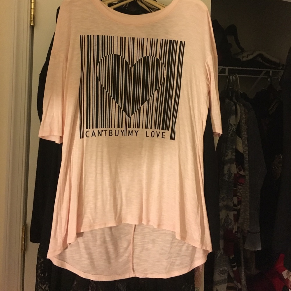 NWT Can't Buy My Love shirt