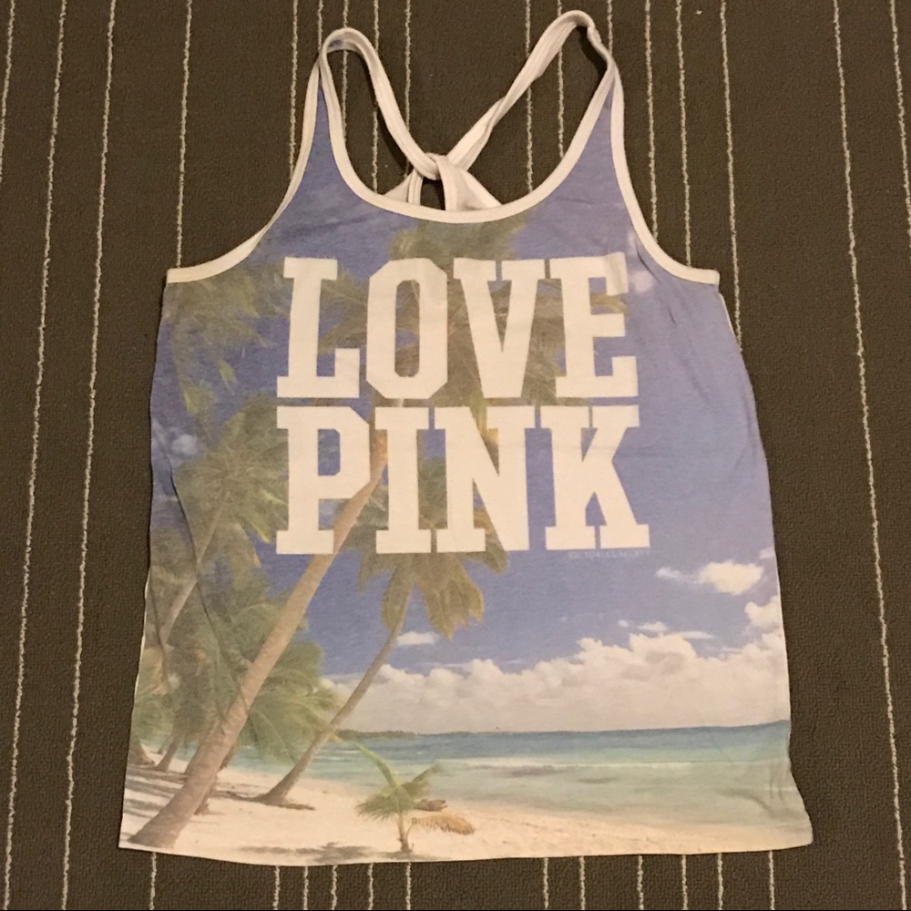 PINK beach tank 🌺 - Picture 1 of 4
