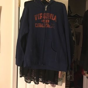 NWOT UVA Virginia cavaliers hooded jacket.