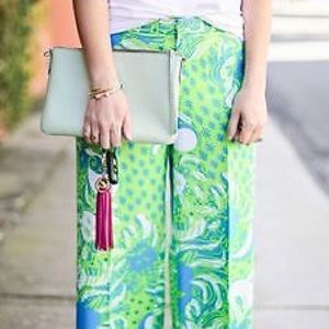 Lilly Pulitzer Roar of the Jungle Wide Leg Pants