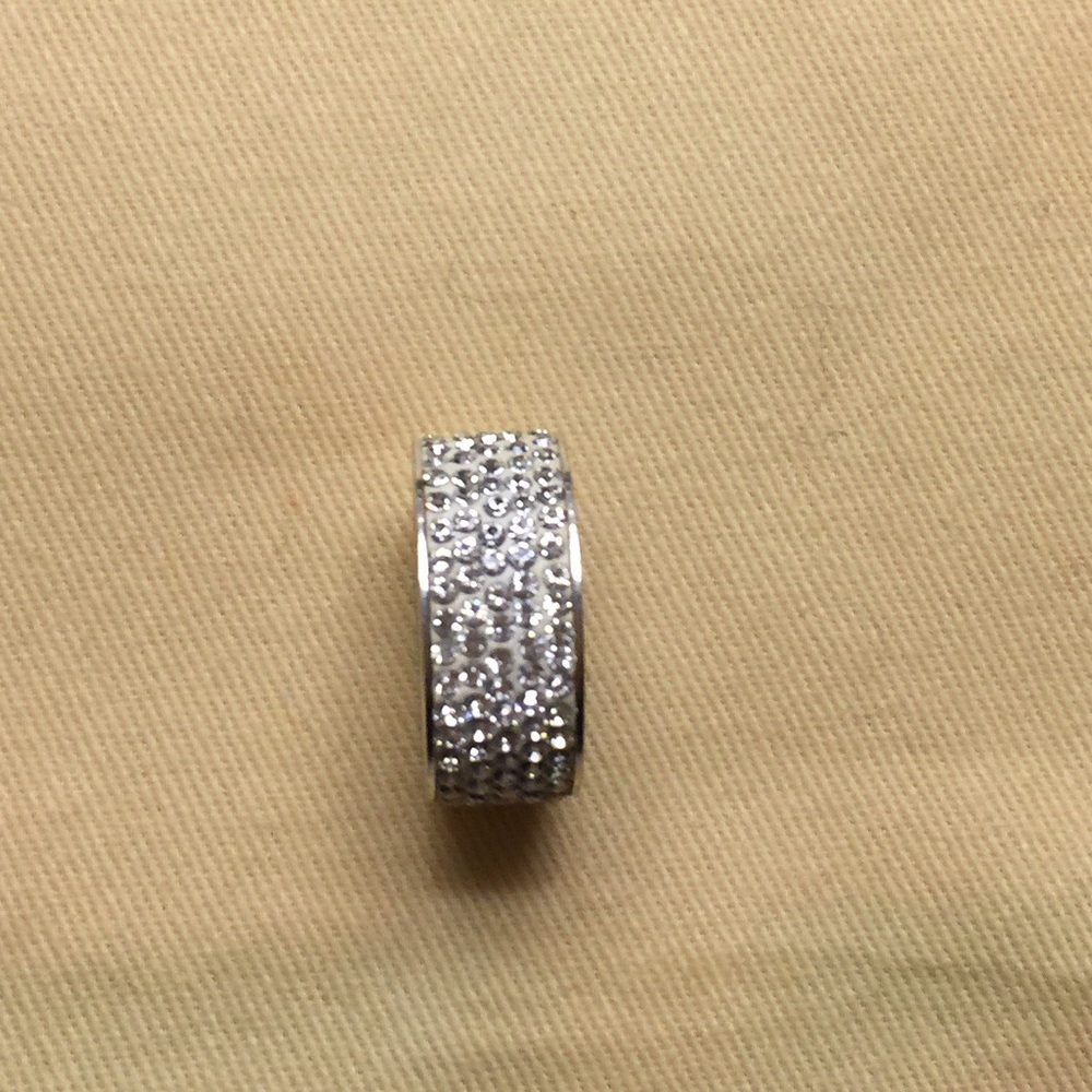 Follie Follie silver ring with crystals ⭐️