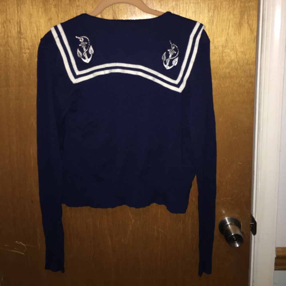 ⭐️LOWEST PRICE⭐️ NWOT Hot Topic Sailor Cardigan
