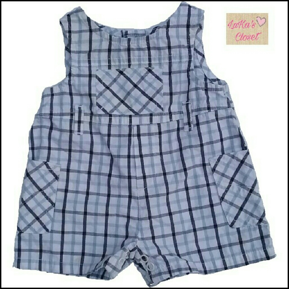 Faded Glory Romper Preemie 100% Cotton