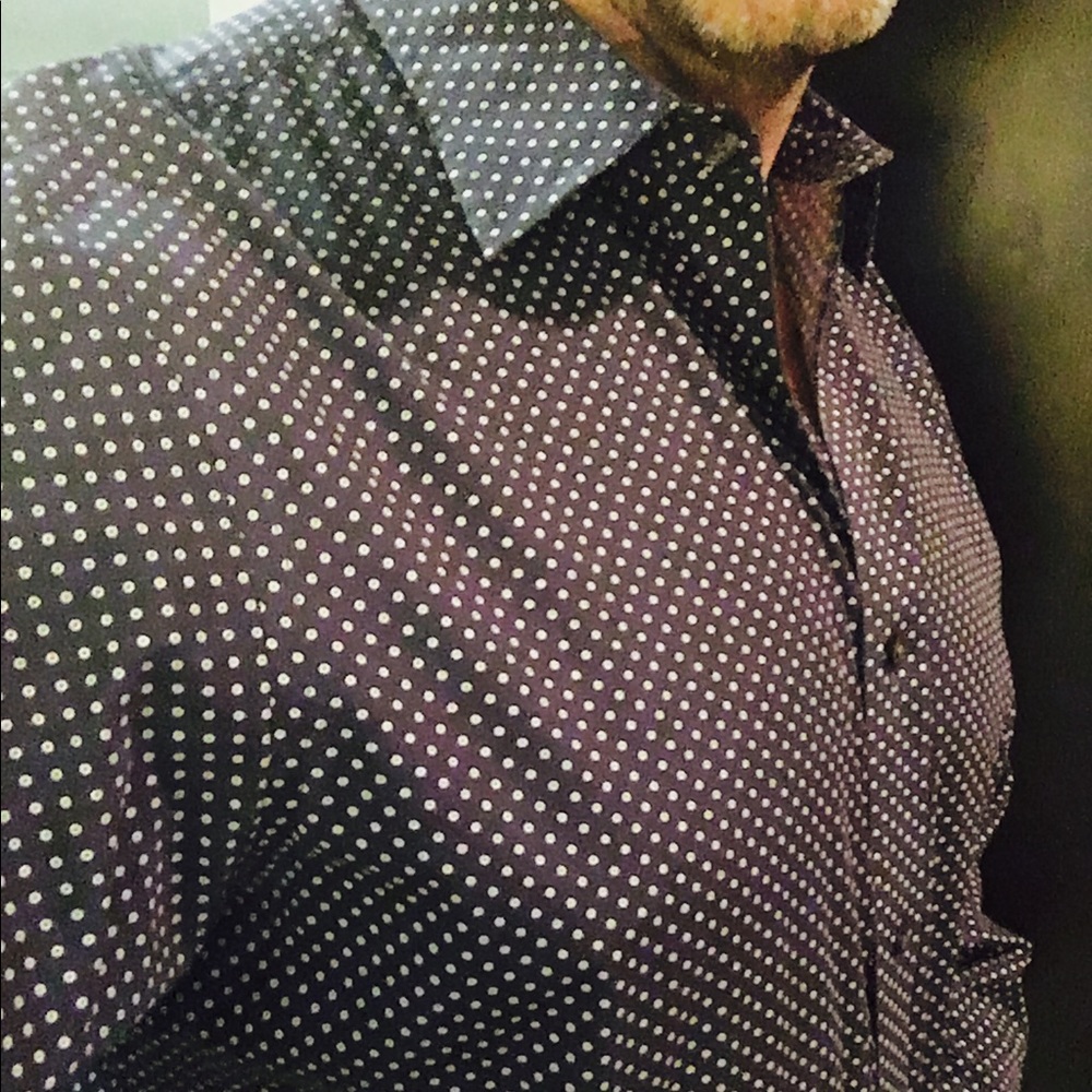 BANANA REPUBLIC No-Iron XL Slim Fit Dress Shirt - Picture 3 of 6