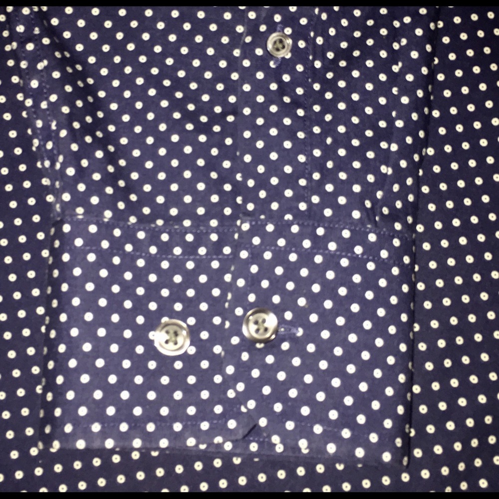 BANANA REPUBLIC No-Iron XL Slim Fit Dress Shirt - Picture 4 of 6