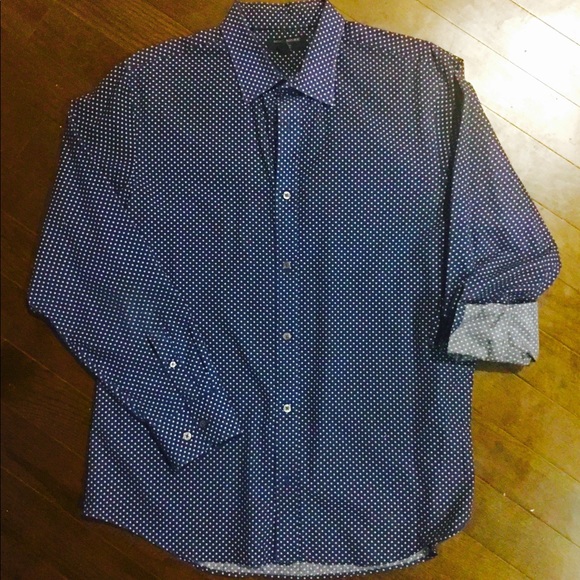 BANANA REPUBLIC No-Iron XL Slim Fit Dress Shirt - Picture 2 of 6