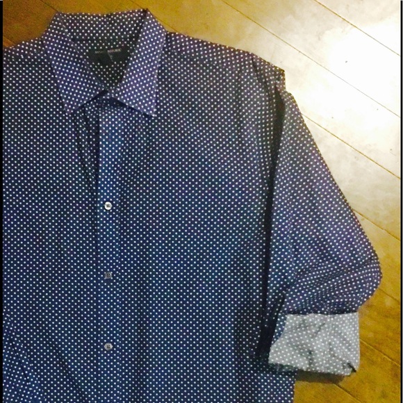 BANANA REPUBLIC No-Iron XL Slim Fit Dress Shirt - Picture 6 of 6