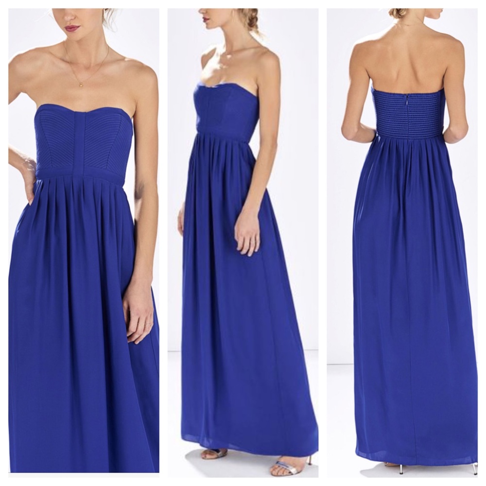 NWT Parker Bayou Cobalt Maxi Dress