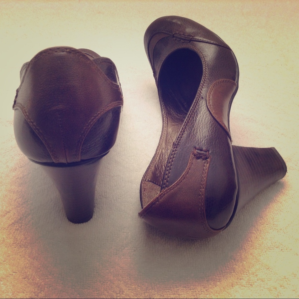 Vintage Two lips pumps low heels loafers