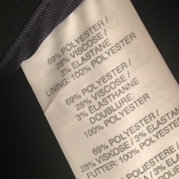 J. crew Tipped Gabardine Blazer w/ Split Sides - Picture 5 of 6