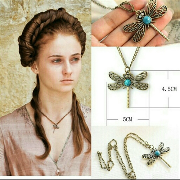 Vintage Dragonfly Pendant - Picture 3 of 7