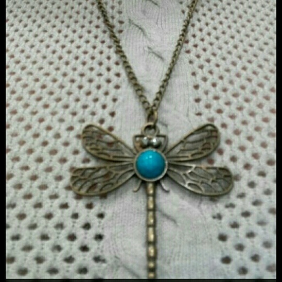 Vintage Dragonfly Pendant - Picture 4 of 7