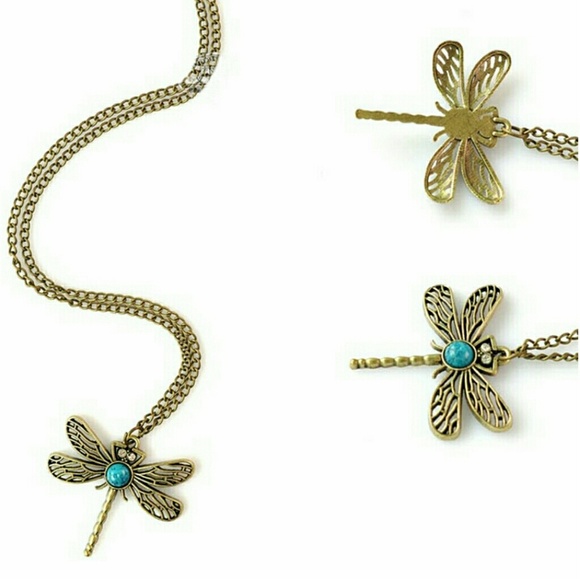 Vintage Dragonfly Pendant - Picture 5 of 7