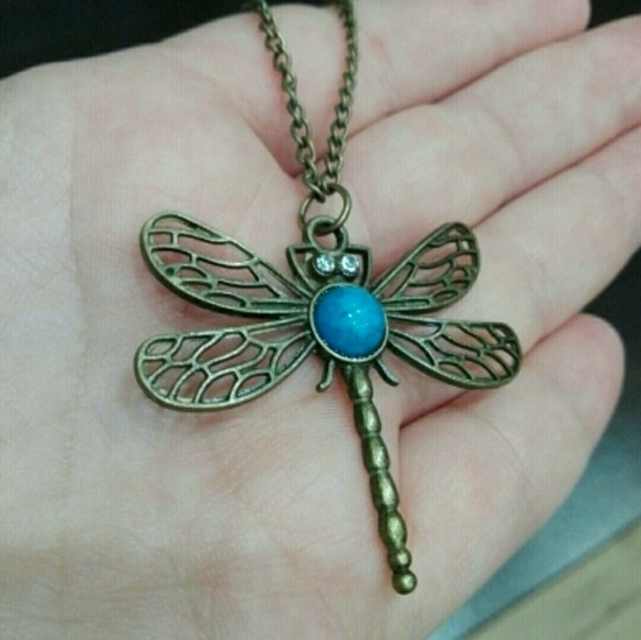 Vintage Dragonfly Pendant - Picture 6 of 7