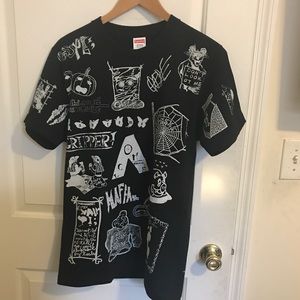 SOLD. Supreme New York Dream Tee, Black, Size M.