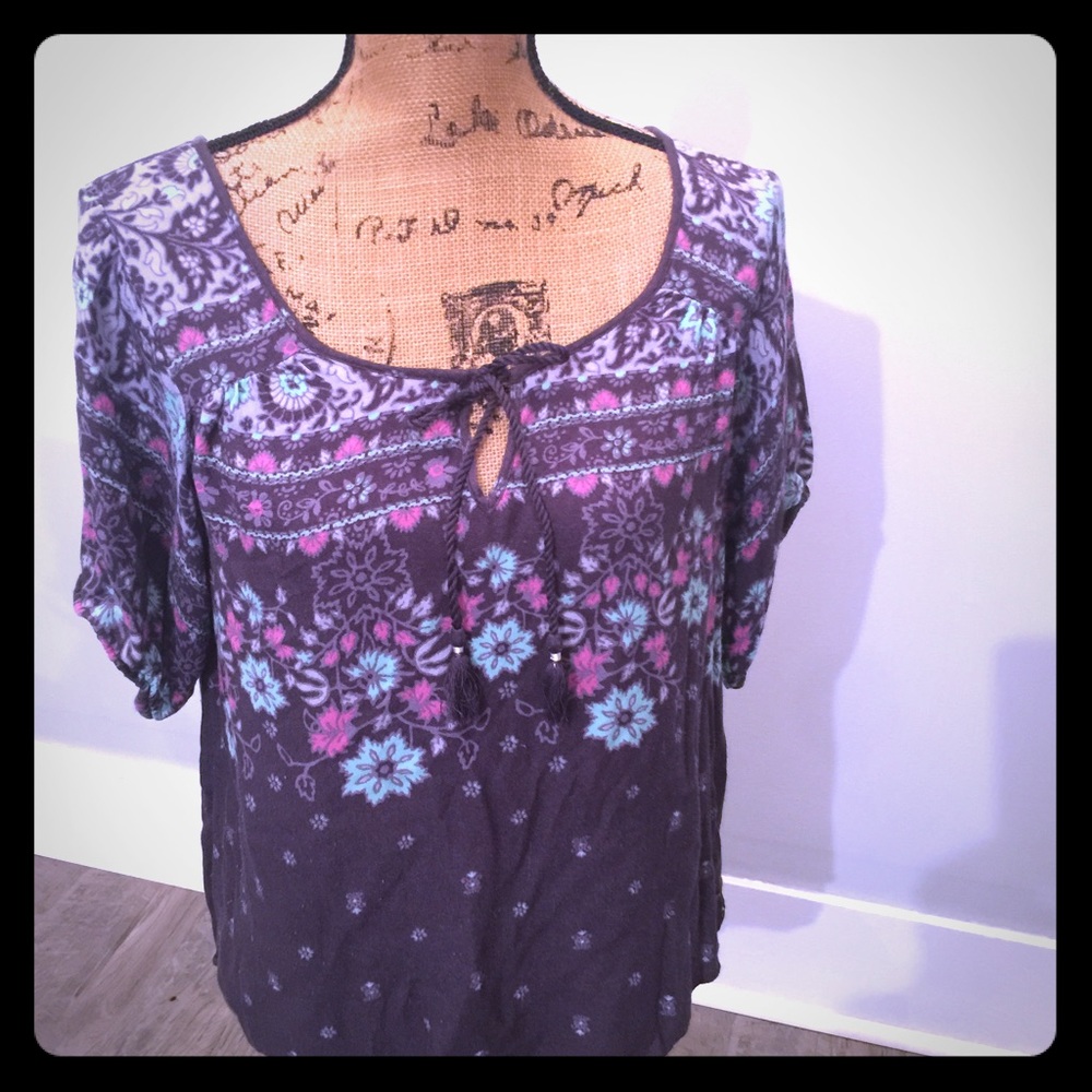Bohemian style shirt from American Eagle