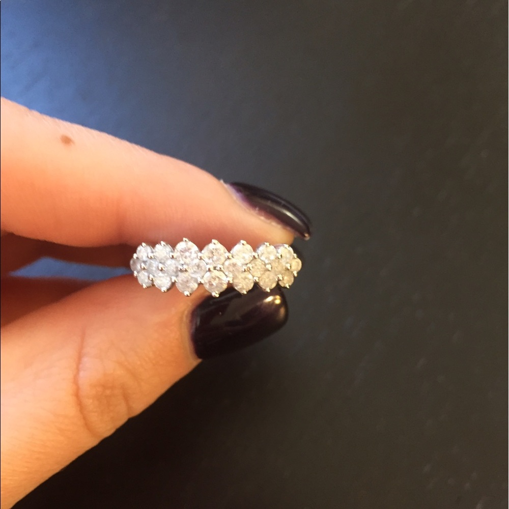 14k White Gold Diamond Ring