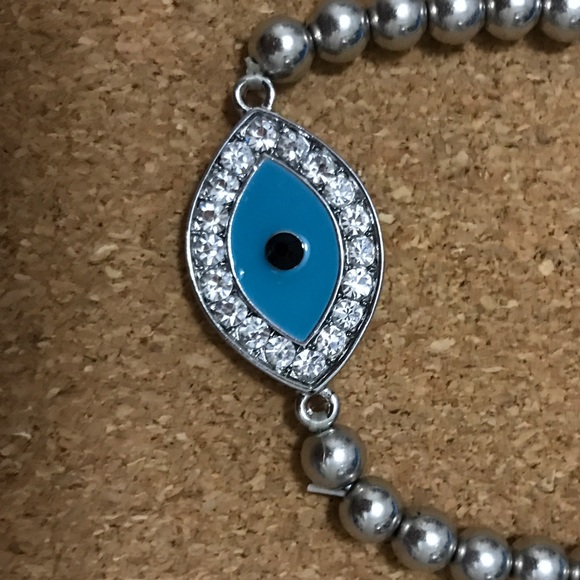 Evil Eye Rhinestone Bracelet - Picture 4 of 4
