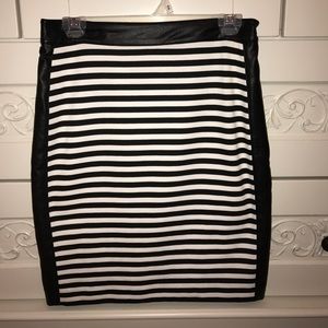 EUC Gianni Bini Black/White Skirt