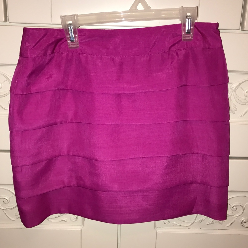 EUC The Limited Hot Pink Mini Skirt