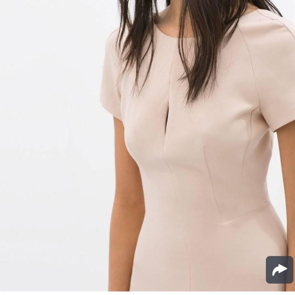 Brand new with tags- Zara peach/light pink dress.