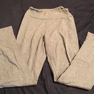 LuLaRoe OS solid gray leggings