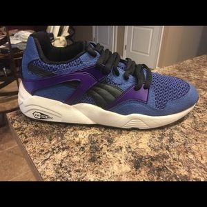 SOLD. Men's Puma sneakers. Purple blue gray grey