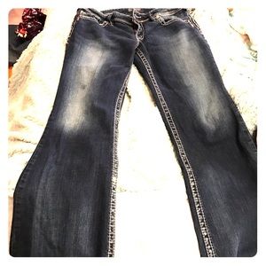 Silver Suki Jeans